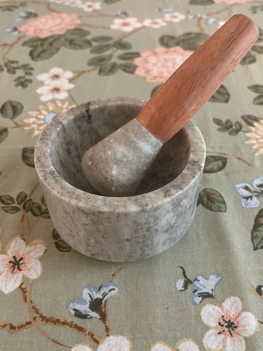 2-Piece Marble & Wood Mortar and Pestle Set from Hearth & Hand™ with Magnolia